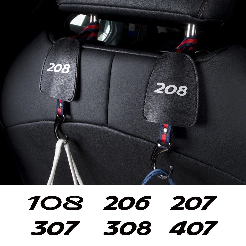 Car Hook Holder Accessories For Peugeot 208 207 308 206 307 407 2008 3008 5008 Rcz 508 301 408 406 607 4008 108 Rifter 107 306