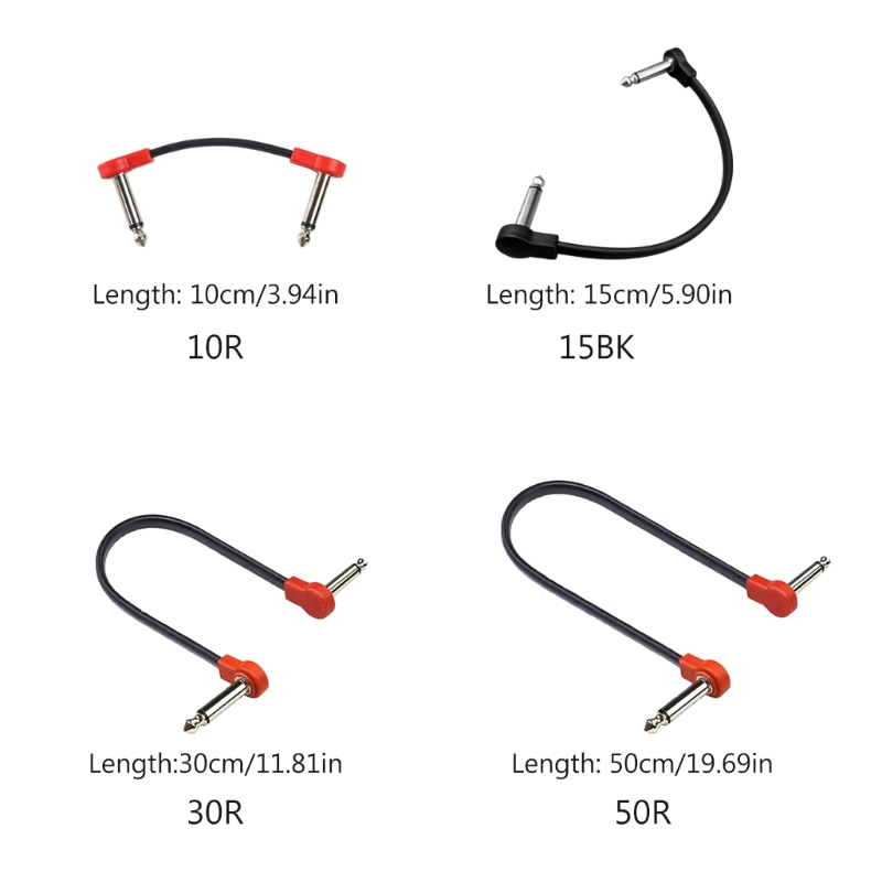 Low Noise Quality Guitar Patches Cables 6.35mm Effect Pedal Cables
