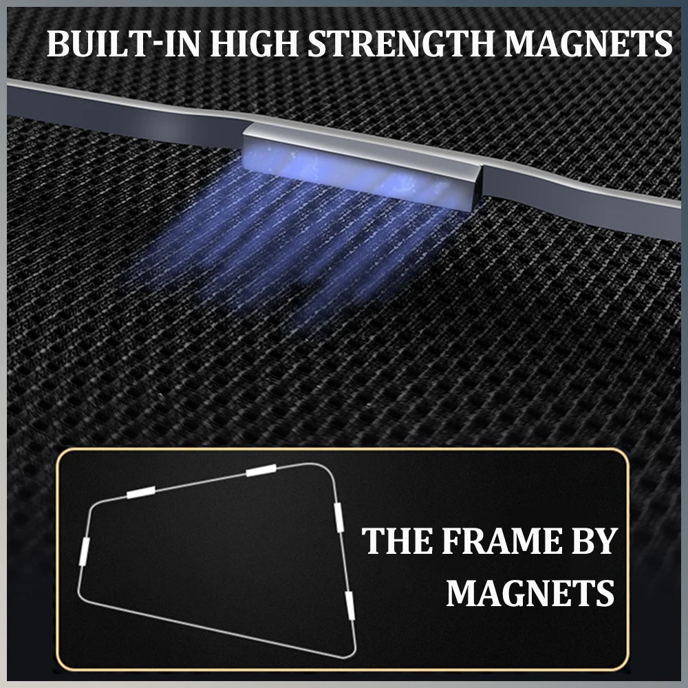 Magnetic Car Window Sunshade For Honda Civic 9th 2014 2013 Baby Passenger Side Window Sun Shade Mesh For Honda Civic 2011 2012