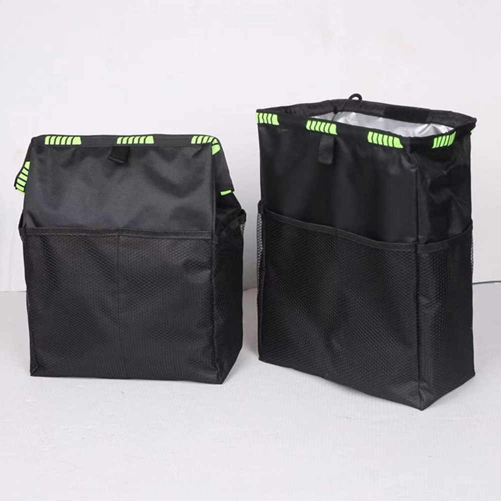 Car Storage Bag Seat Back Organizer Waterproof Backseat Hanging Oxford Cloth Trash Bin Assecories