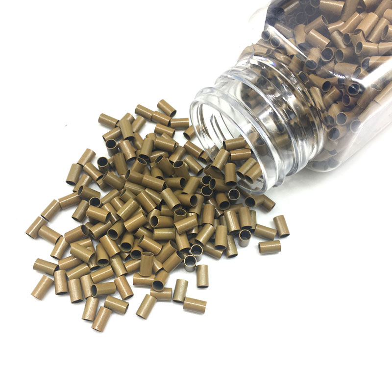 Heavy-Duty Copper Flare Ring - Essential Hair Extension Connector and Fastening Device
