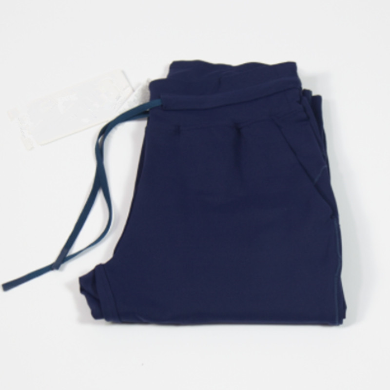 Women's Naked Feel Fabric Yoga Workout Sport Joggers Pants Women Waist Drawstring Fiess Running Sweat Trousers With Two Side Pocket Style Hot Sal