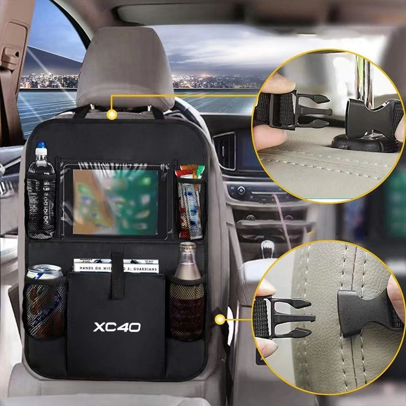 Car Stowing Tidying Pocket Seat Back Storage Bag for RDESIGN S60 S90 XC40 XC60 XC90 AWD Accessories Automobile protection