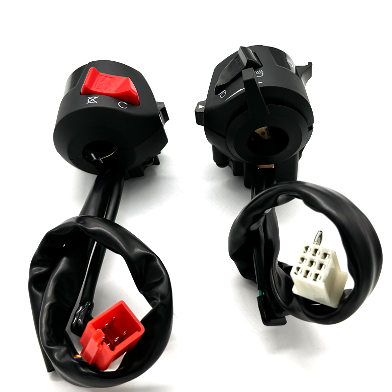 22mm Universal Motorcycle HandleBar Switches Horn Turn Signal Headlight Electric Start Flameout Handlebar Controller Button