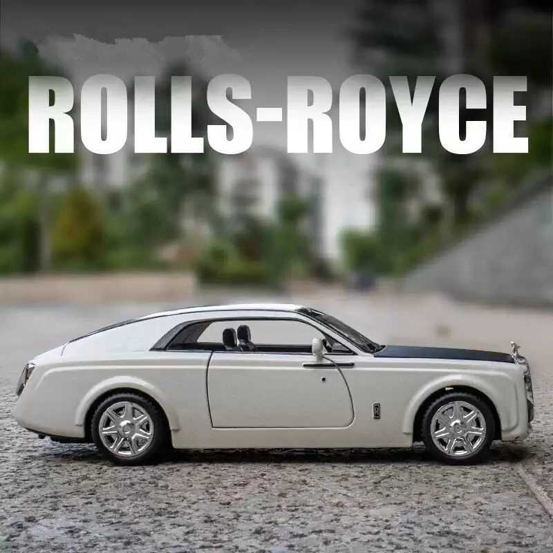 Free shipping Diecast Cars 1 24 Rolls-Royce Sweptail Alloy Diecasts Metal Toy Vehicles Car Model Silation Collection Sound Light Childrens Gift