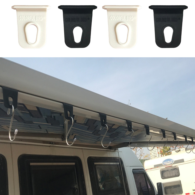 50pcs Clothes Hook For Caravan Awning Hanger Hook For RV Awings Camper Accessories Self-driving Trailer Modified Shed Hooks
