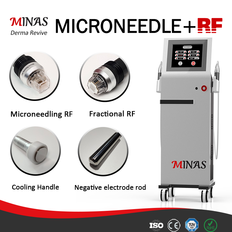 Fractional RF Microneedling Wrinkle Remover Equipment Skin Tighten Acne Scar Removal Shrink Pores Skin Care Machine Micro Needle Salon Home Use