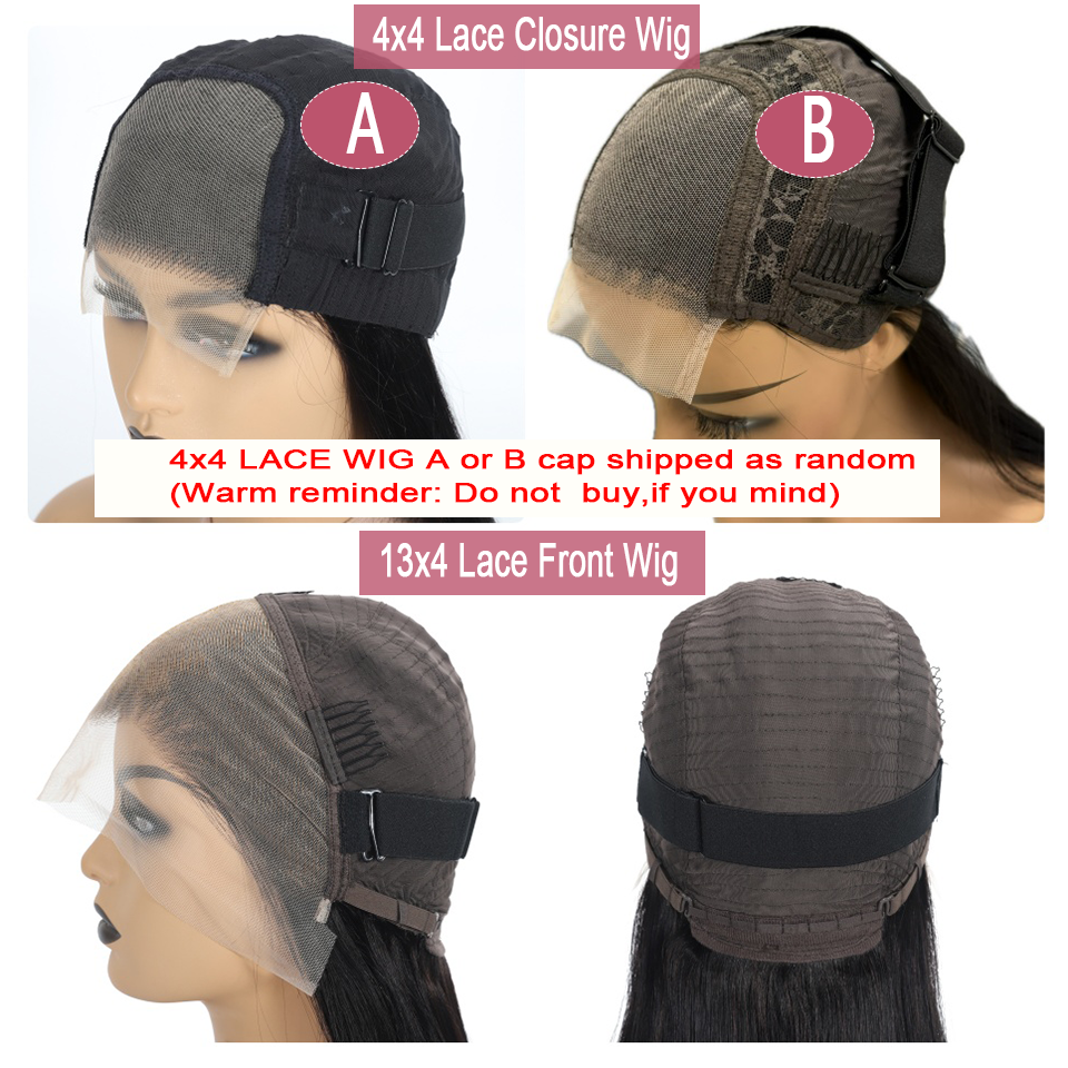 Glueless Wigs Human Hair Lace Frontal Wig Brazilian Straight Human Hair Wig HD 13X4 Lace Front Wig 4X4 Gluless Wig Ready To Wear synthetic wigs