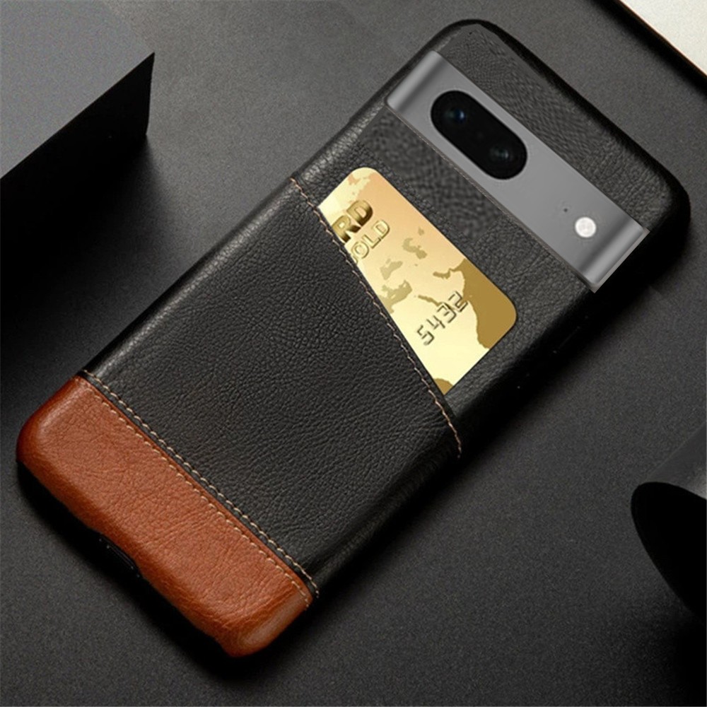 Pixel 7A 6A 8 Pro Case For Google Pixel 2 3 4 XL Capa Mixed Splice PU Leather Credit Card Cover For Pixel 4A 5A 6 7 8 Pro Case