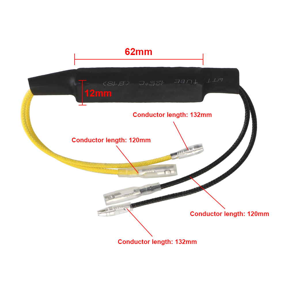 12V Motorcycle Turn Signal Lights Flashing Indicator Taillights Error Free Side Marker Brake Lamps Dirt Pit Bike Accessories