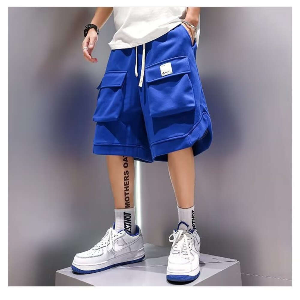 Casual capris, new summer men's workwear shorts, Korean version Instagram casual functional style sports trend shorts M522 32 ddmymarket