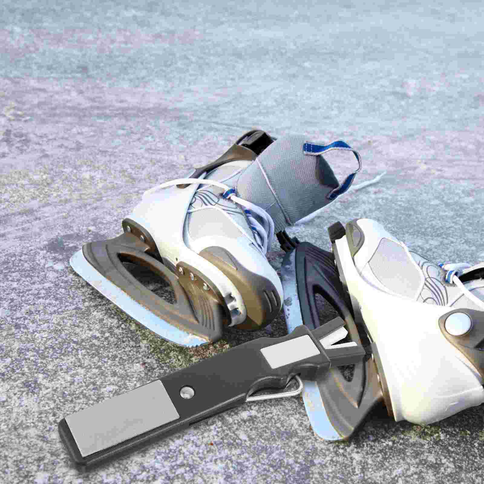 Ski Tool Sharpener for Grinding Ice Hockey Shoes Blade Whetstone Skate Knife Sharpening