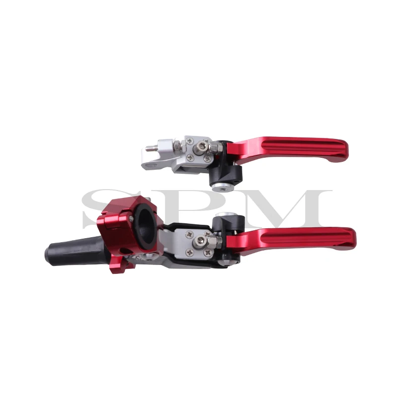 Motorcycle CNC Aluminum Anti-Fall Folding Clutch Grip Brake Kit For KAYO T4 T6 K6R BSE Pit Dirt Bike Motocross Accessories
