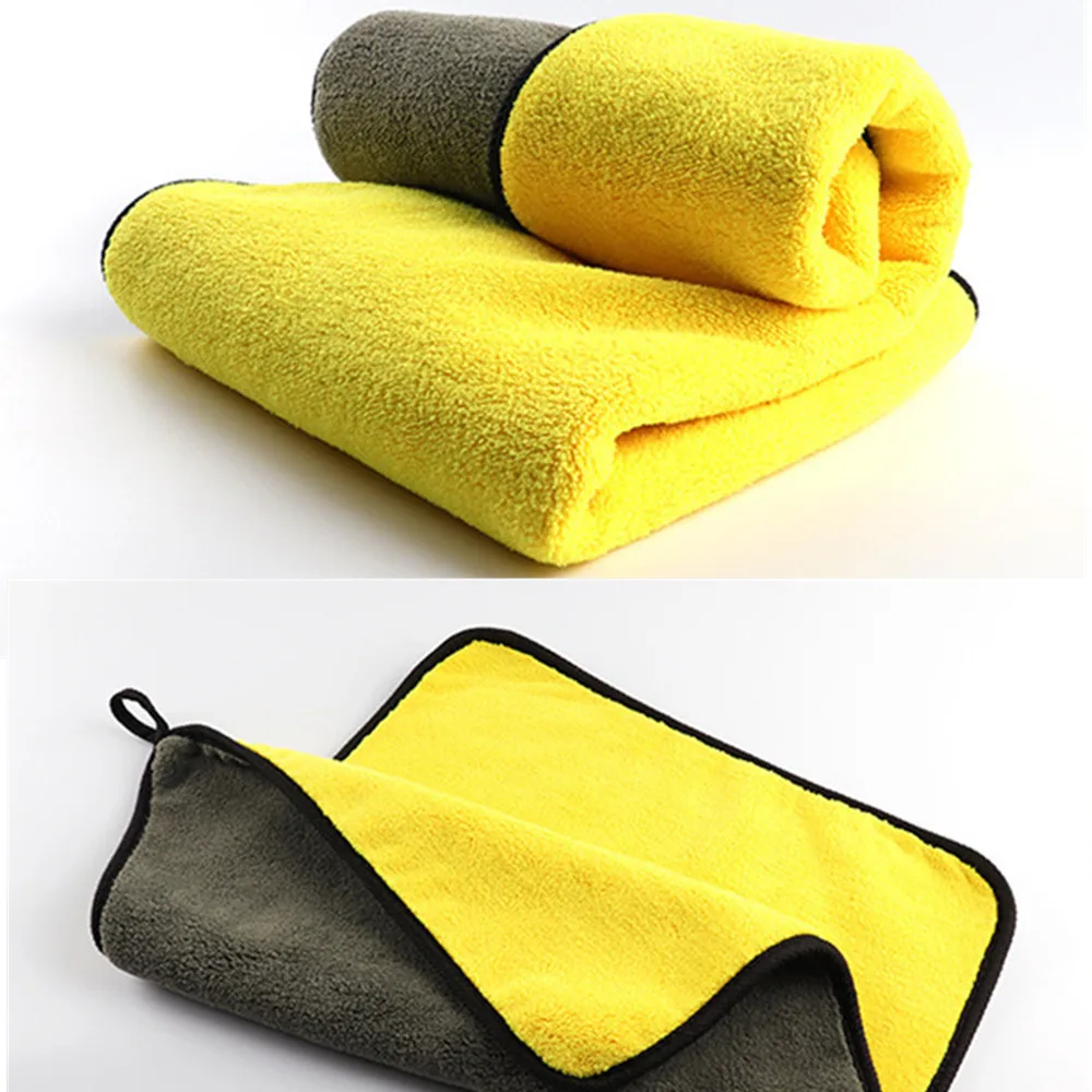 30x30/40/60cm Microfibre Car Cleaning Cloths,Auto Drying Wash Towel for Car new 2025 Care Polishing Washing Waxing Dusting and Detailing