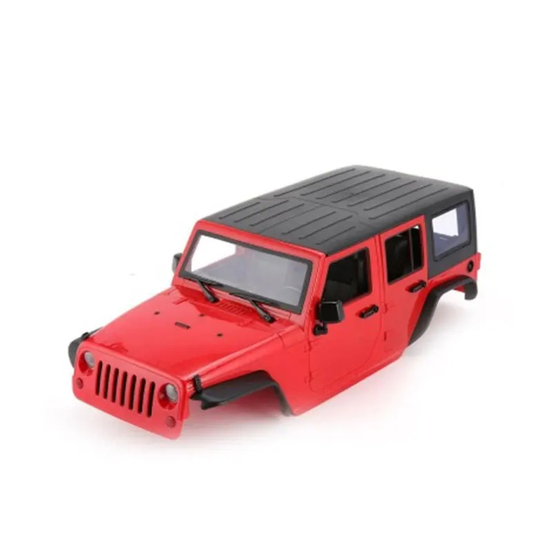 Jeep Wrangler 12.3inch 313mm Wheelbase Body Car Shell for 1/10 RC Crawler Axial SCX10 Trx4 SCX10 II 90046 90047
