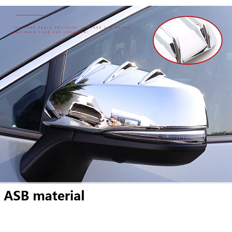 Mirror Car Rear View Cover Cap Side Door ddmysmile Mirror Cover Trim Decorative For Toyota Tacoma 2015 - 2020 Accessories Smile -