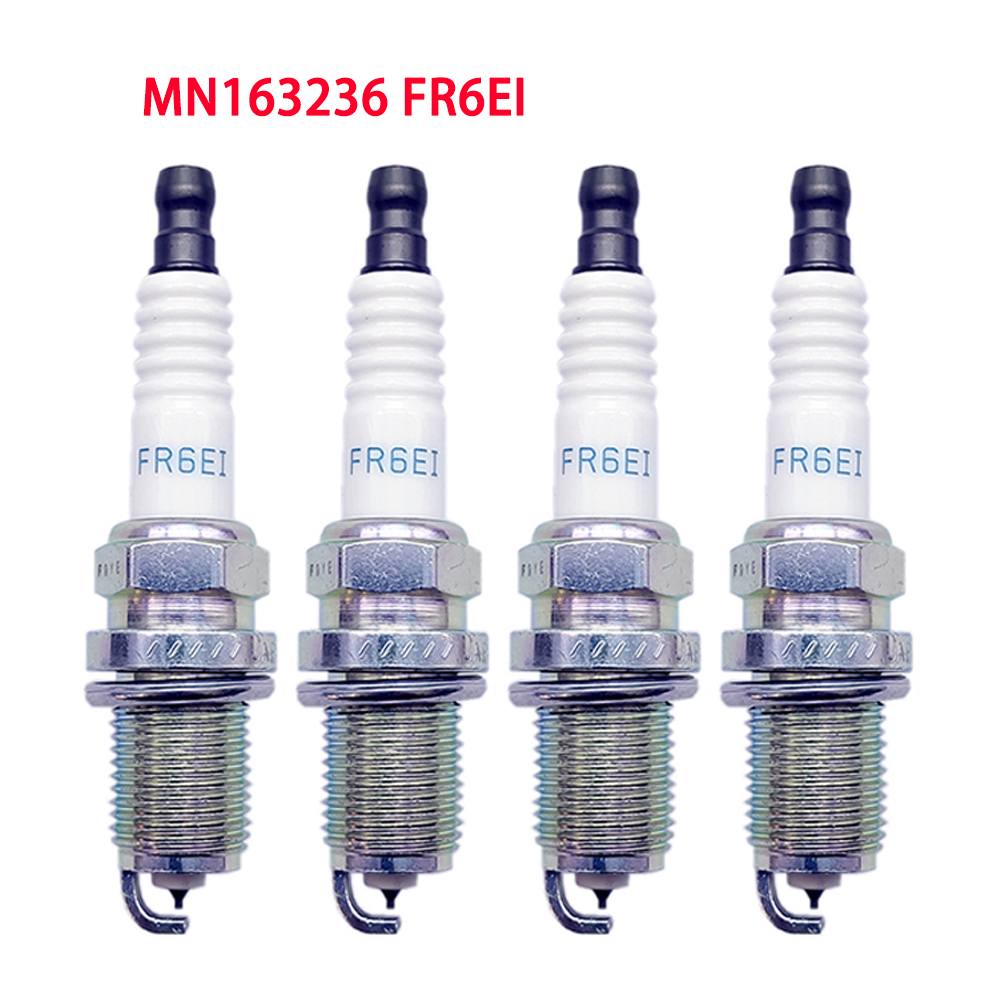 4/6pcs MN163236 FR6EI Iridium Spark Plug for Mitsubishi Lancer VIII 1.8L Sportback Outlander II 2.4 III 2.0 ASX Eclipse Endeavor