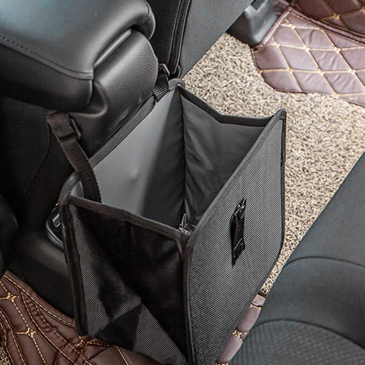 Car Trash Can Pack Bag Waterproof 6.5/12L Auto Trash Bag for Little Leak Proof Car Cooler Bag Automobile Garbage Bag Accessory