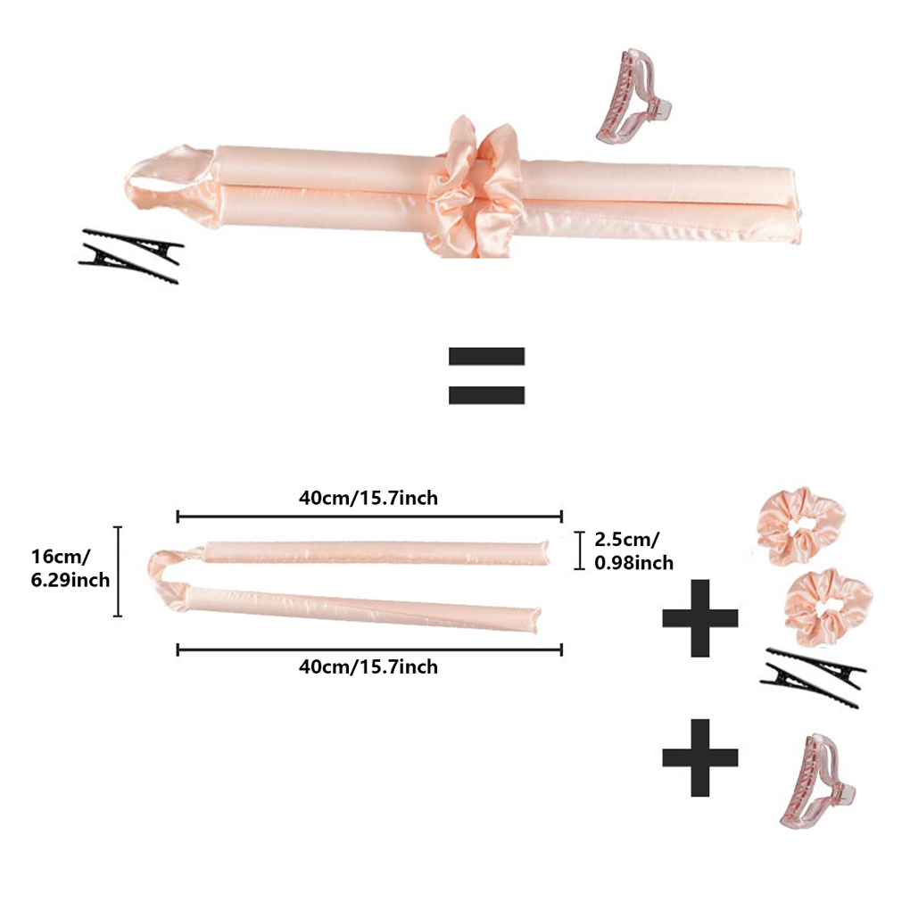 Curling Rod Headband Soft Hair Curlers Indoor Bedroom Hairdressing Rollers b94a0