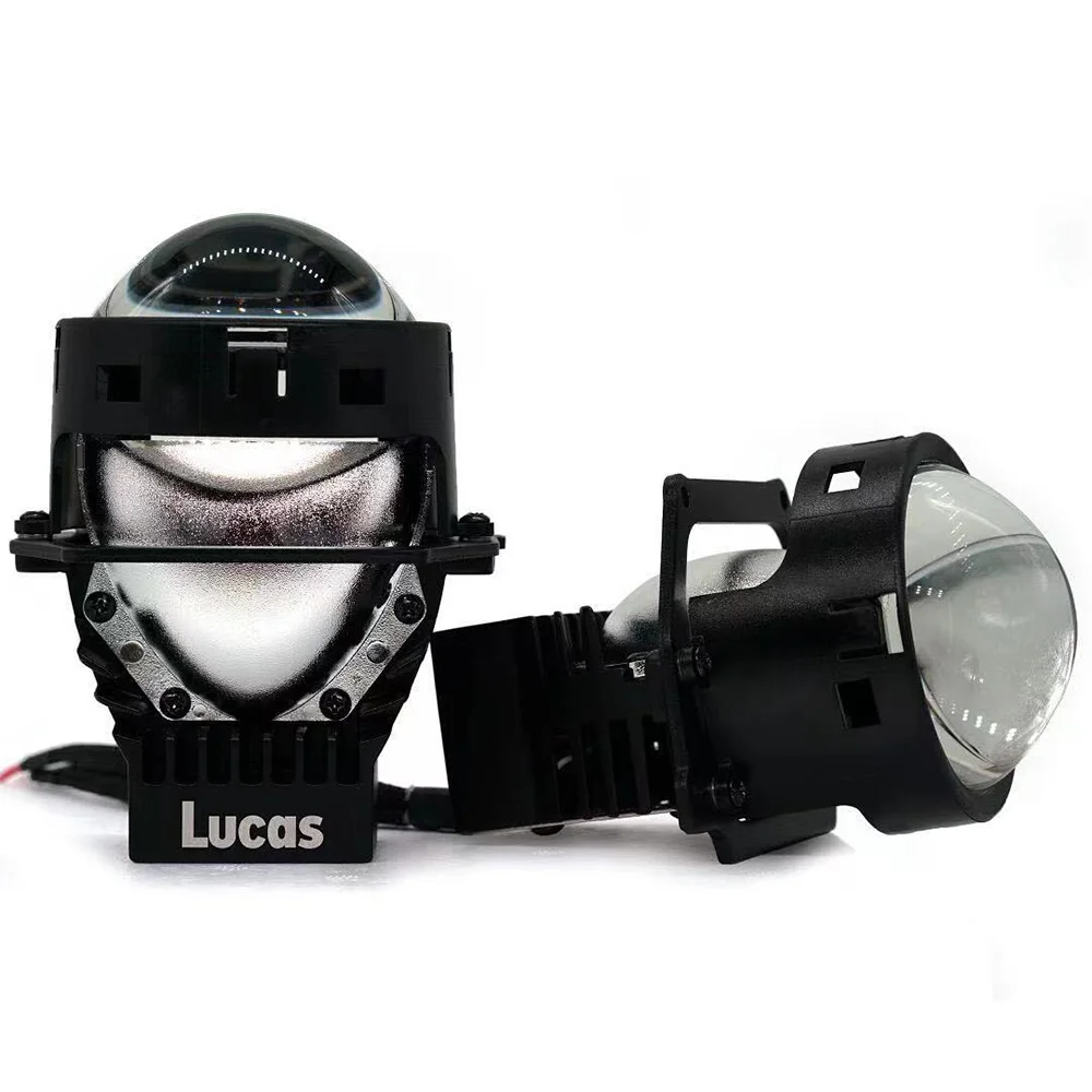 70W Hyperboloid Bi LED Projector Lens Matrix Auxliary LED Lights Auto 3 inch Headlight Lenses Lamps Car Accessories