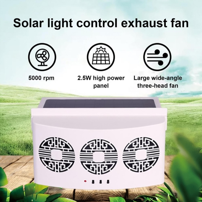 Car Window Solar Ventilator USB Charging Solar Powered Fan Universal Car Cooler Exhaust Fan Auto Air Vent Cooling System