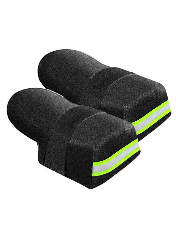 Motorbike Leather Gloves Waterproof Motorcycle Hand Covers Windproof Handlebar Muffs with Sun Protection for All-Weather Bike Rides S25118