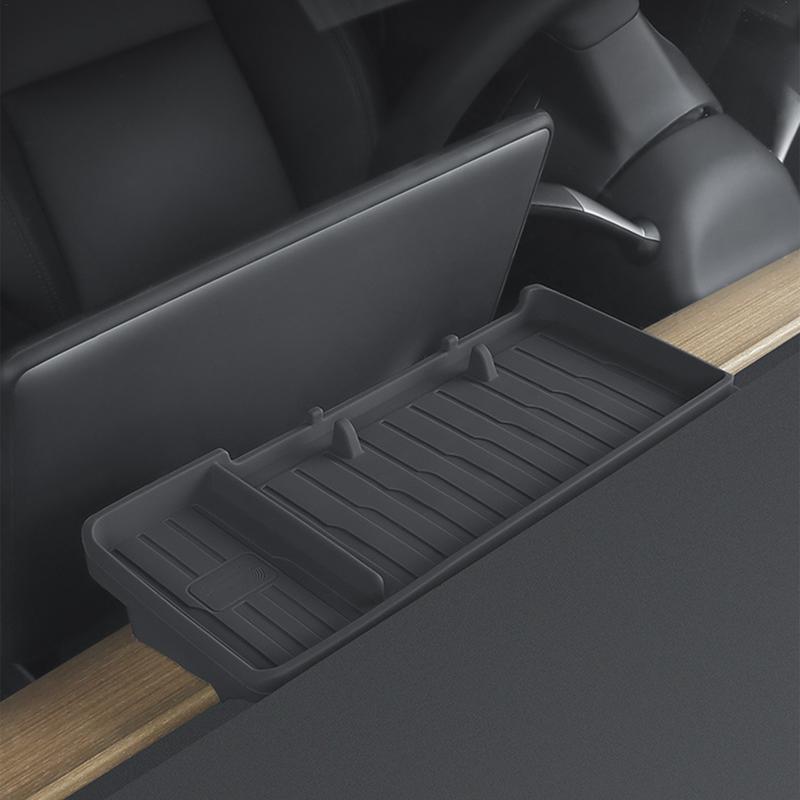 For Tesla Model 3 Y ETC Bracket Tray Behind Screen Storage Box Dashboard Organizer Tissue Holder Phone Bracket car Accessories