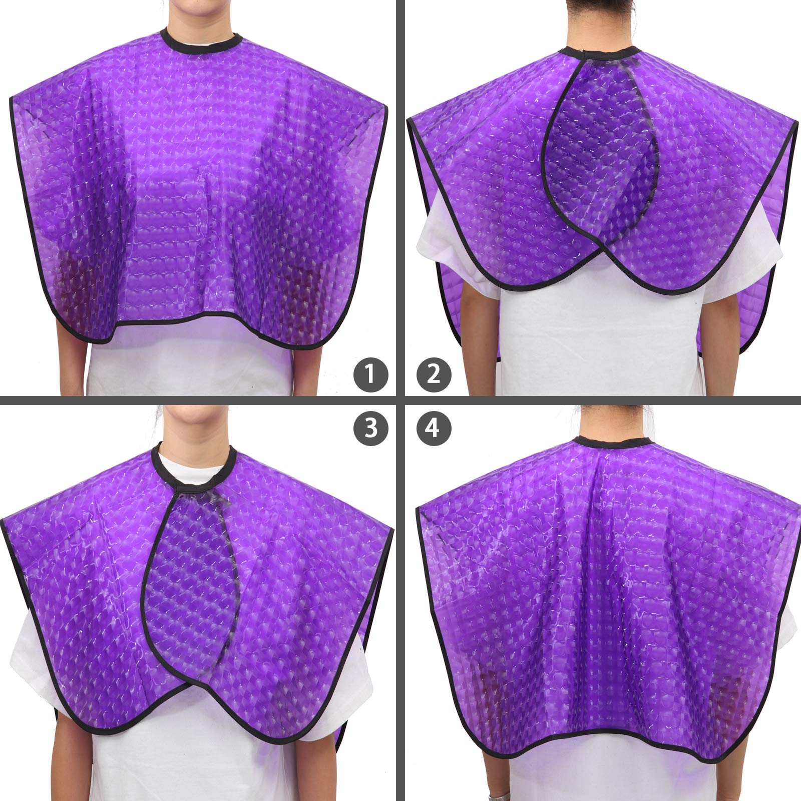 Coiffeur de coiffure coiffure Cape étanche Coloriage des cheveux enveloppes pour les cheveux Color Shampoo Dye Dye Tissu Casse de coupe