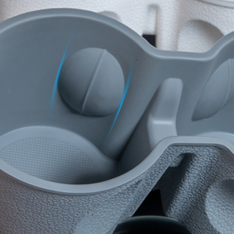 Water Cup Holder For Tesla Model 3 Highland 2024 Car Accessories Center Console Organizer TPE Insert Storage Box