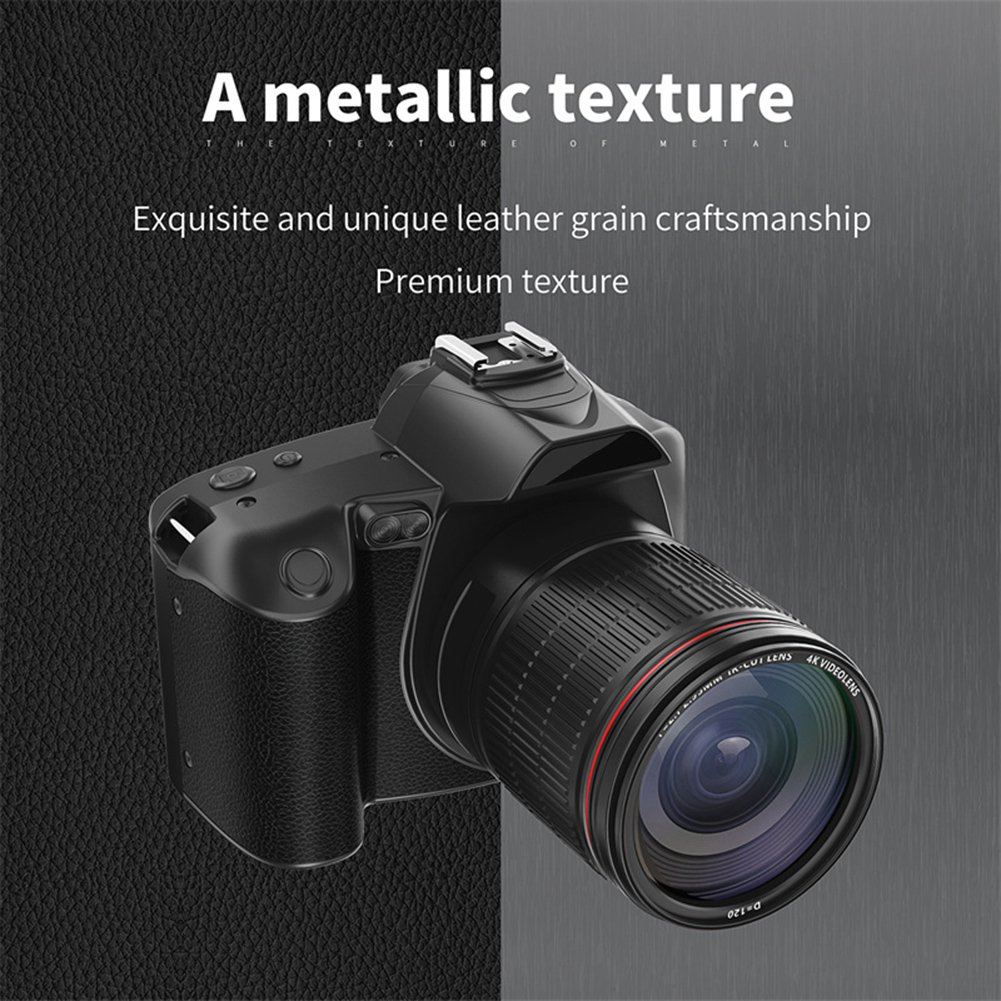 Video Camera 4K Recording Camera Digital Shoot Camera With 16X Digital Zoom 4K Dual Lens Professional Camcorder
