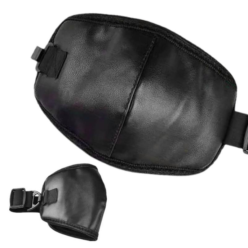 Motorcycle Warm Kneepad PU Leather Thickened Lining Knee Sleeve Pad Anti Slip Outdoor Knee Protective Guard Motorcycle Supplies