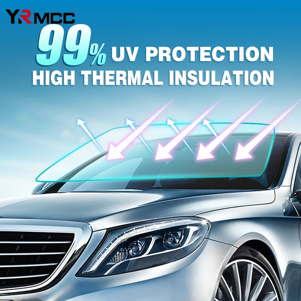 50cmx300cm Car Window Foil Tint Tinting Film Solar UV Protector Foils Side Window Tint Film for Auto Window Glass Sun Shade Film