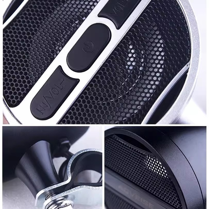 MT473 Motorcycle Audio Subwoofer Waterproof With Bluetooth Multi-functional Electric Scooter Speaker 12V