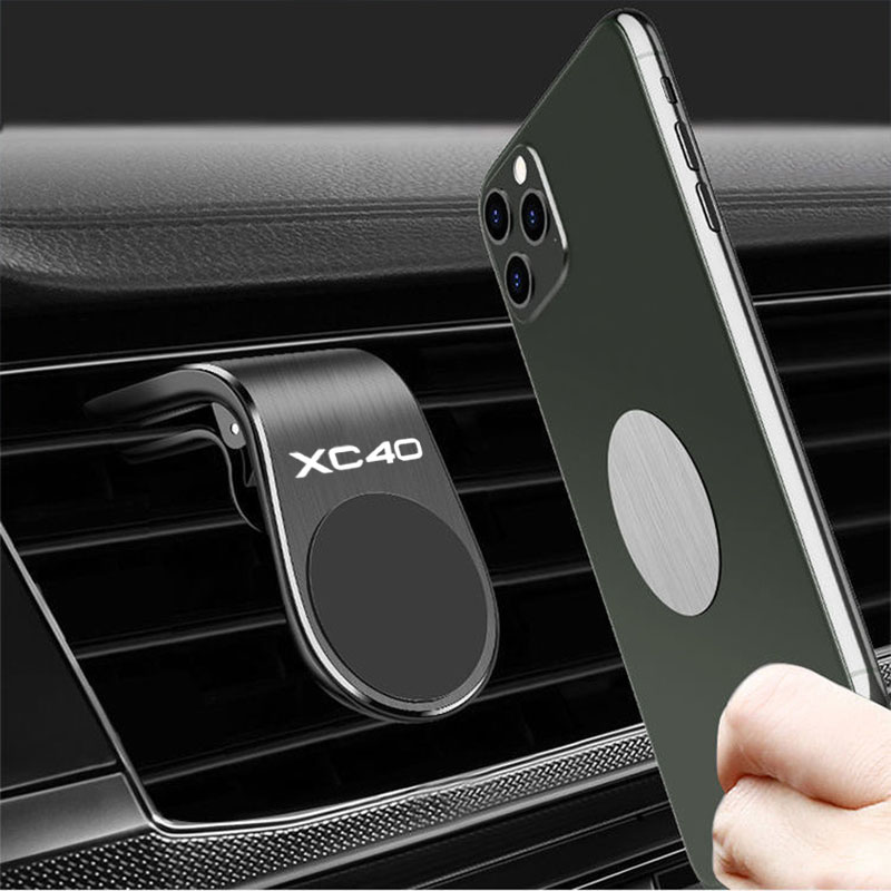 Stand Clip for Mount Magnetic Phone Holder Suit to All Model Cellphone iphone L-Type Phone Holder for XC40 Car Accessories