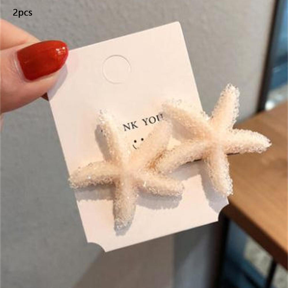 Pearl Hair Clip And Headband Simple And Versatile Korean Clothing Accessories Starfish Hairpin Sweet Personality Starfish