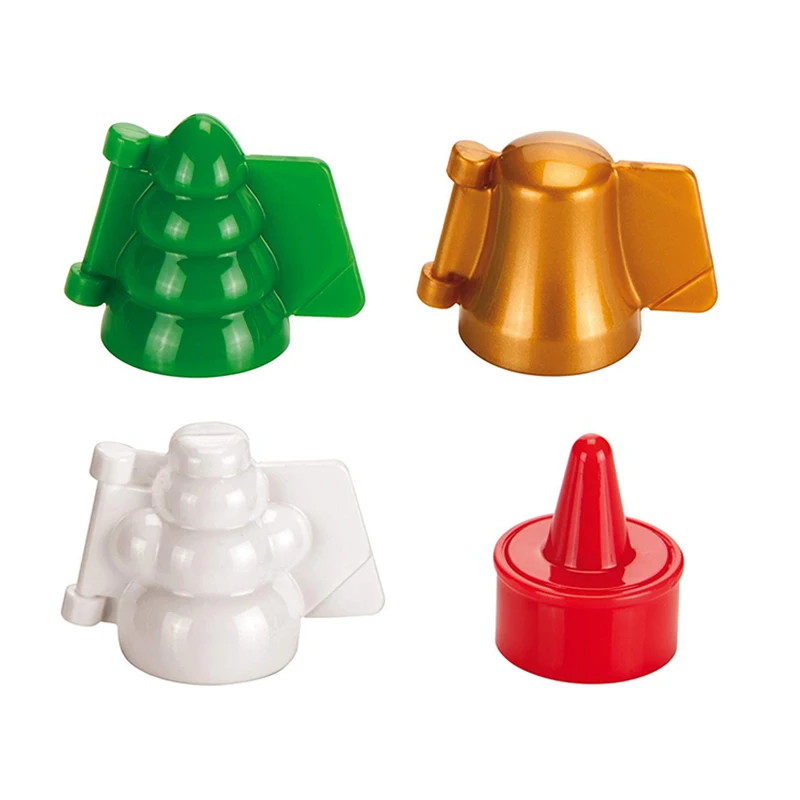 Christmas Cookie Mould 4Pcs/Set Easter Mould For Filled Cookies Easter Plastic Bunny/Egg Moulds Cookie Tools