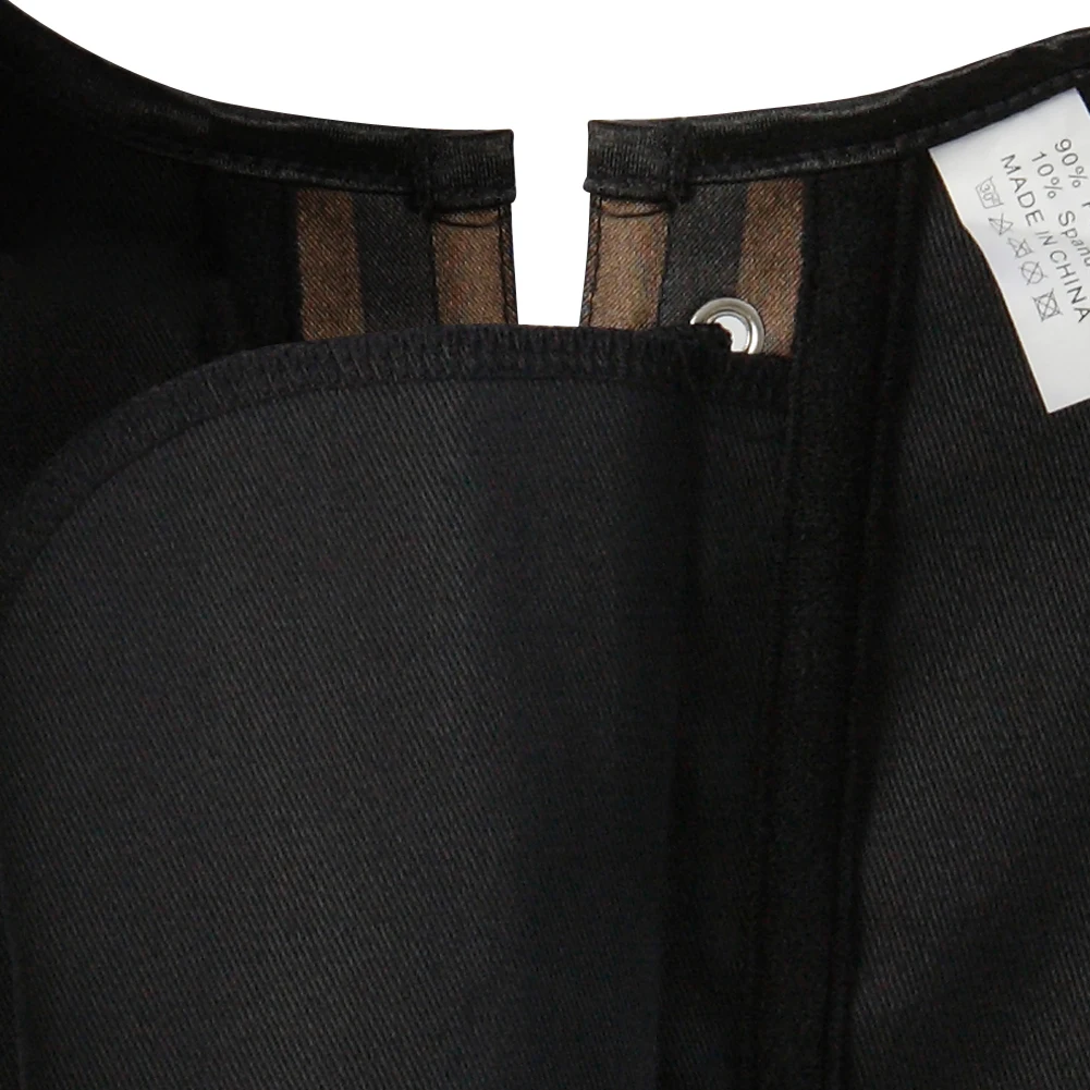 Leather Underbust Corset Striped Corsets Cowboy Waistcoat Cosplay Gothic Punk Bustier Pirate Burlesque Vintage Korsett Costume