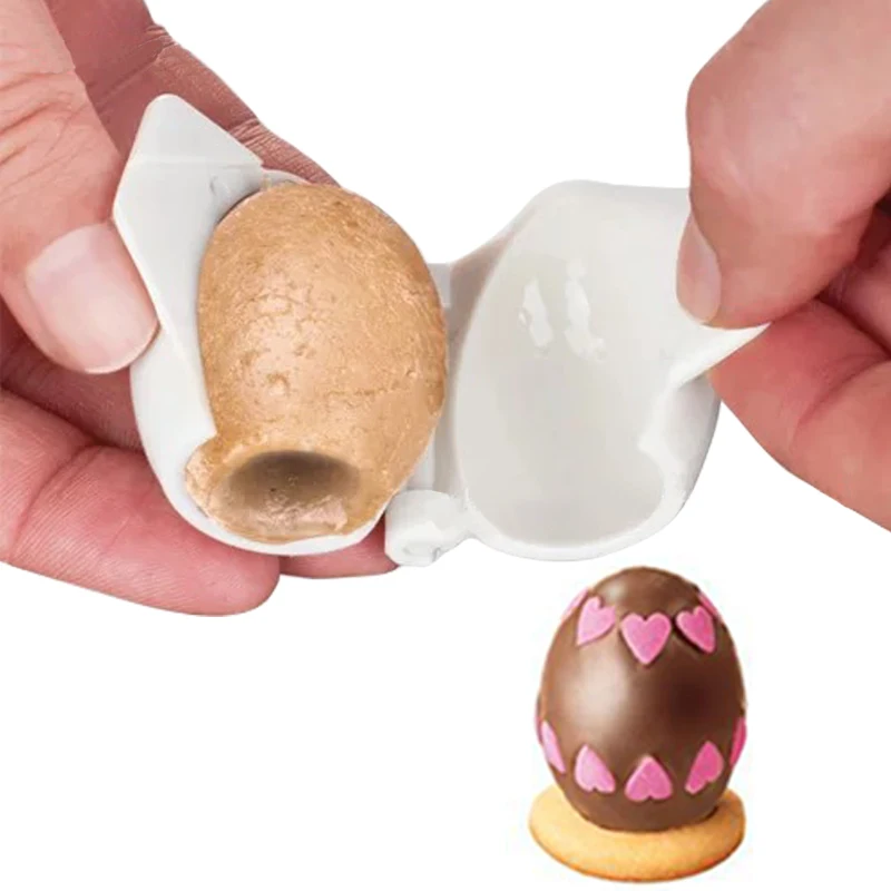 Christmas Cookie Mould 4Pcs/Set Easter Mould For Filled Cookies Easter Plastic Bunny/Egg Moulds Cookie Tools
