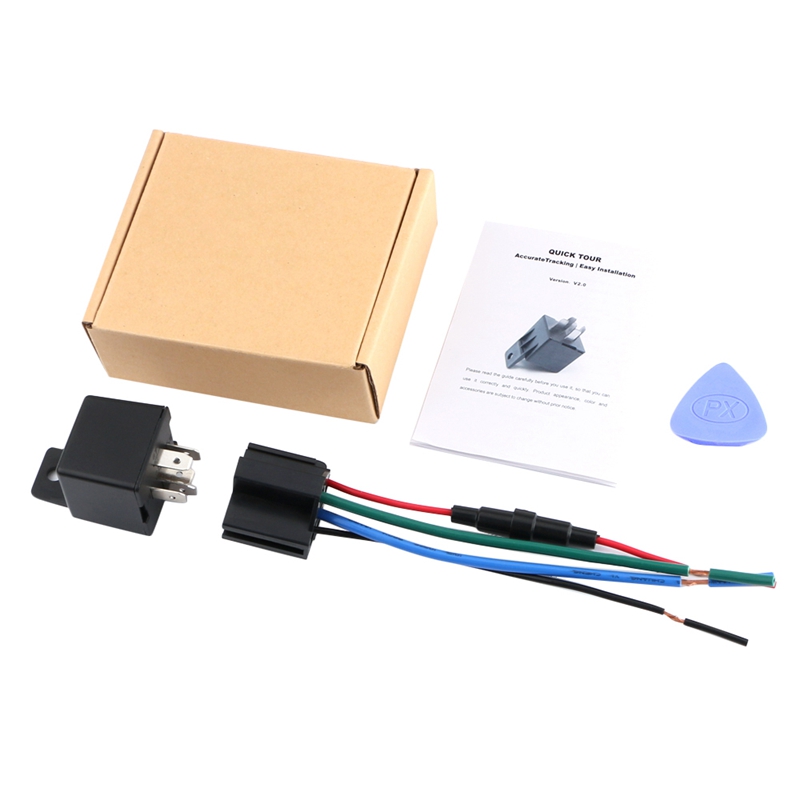 Car Relay GPS Tracker Tracking Device Locator Remote Control Anti-Theft Cut Off Oil ACC Towed Away SMS Alarm System