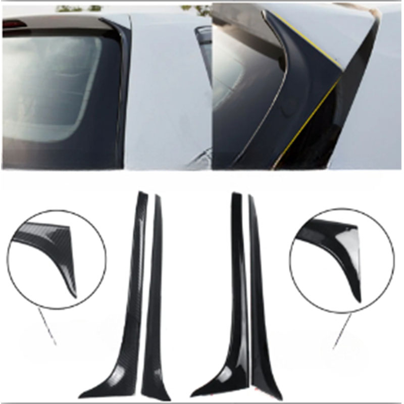 rear window Side spoiler wing For GOLF 7 MK7 GTD R 2014-2018 Car styling Rear window mirror wing spoiler fitting modification