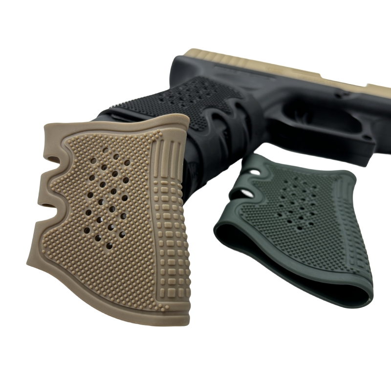 Anti-slip Holster Protect Cover Grip Hunting Accessories Silica Gel Tactical Gun Glove Universal Soft Rubber Grip Cover