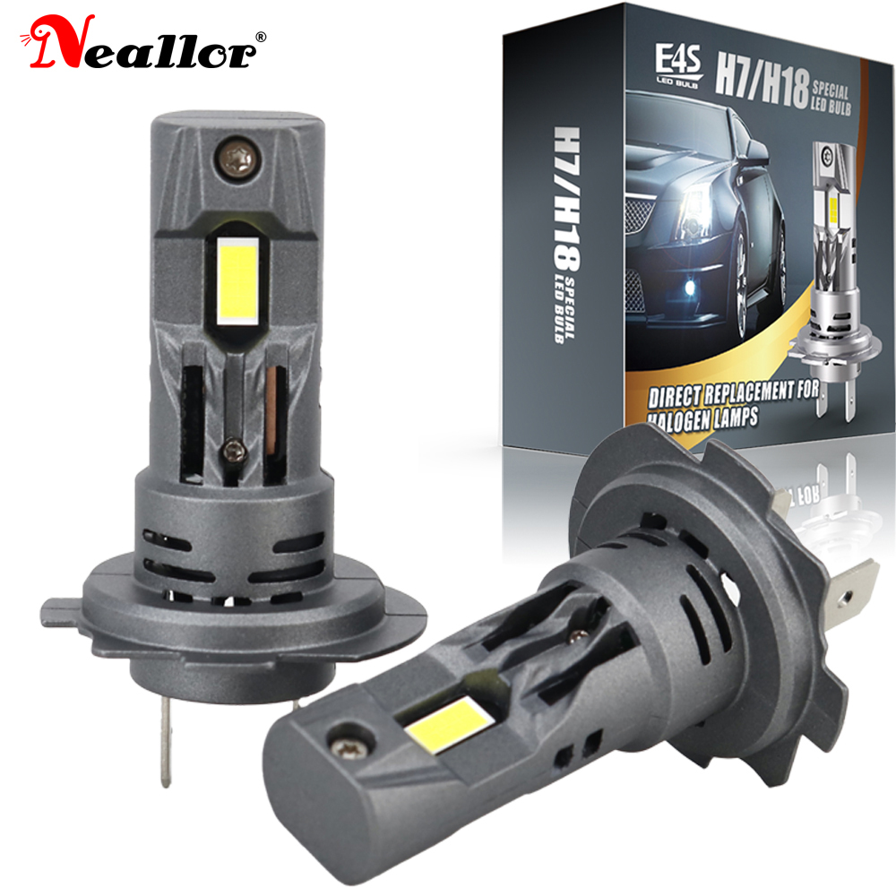 2x H7 Led Canbus No Error Headlights White Lights Diode Bulb 55w 12v Car Driving Running Lamp For XC60 V50 V40 V60 C30 S40