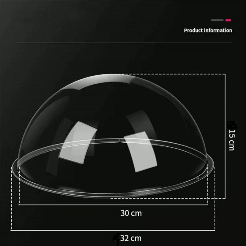 30cm Acrylic Hemispherical Cover Cat Climbing Frame Space Capsule Transparent Cat Nest DIY Material Cat Products Toy Grab Board