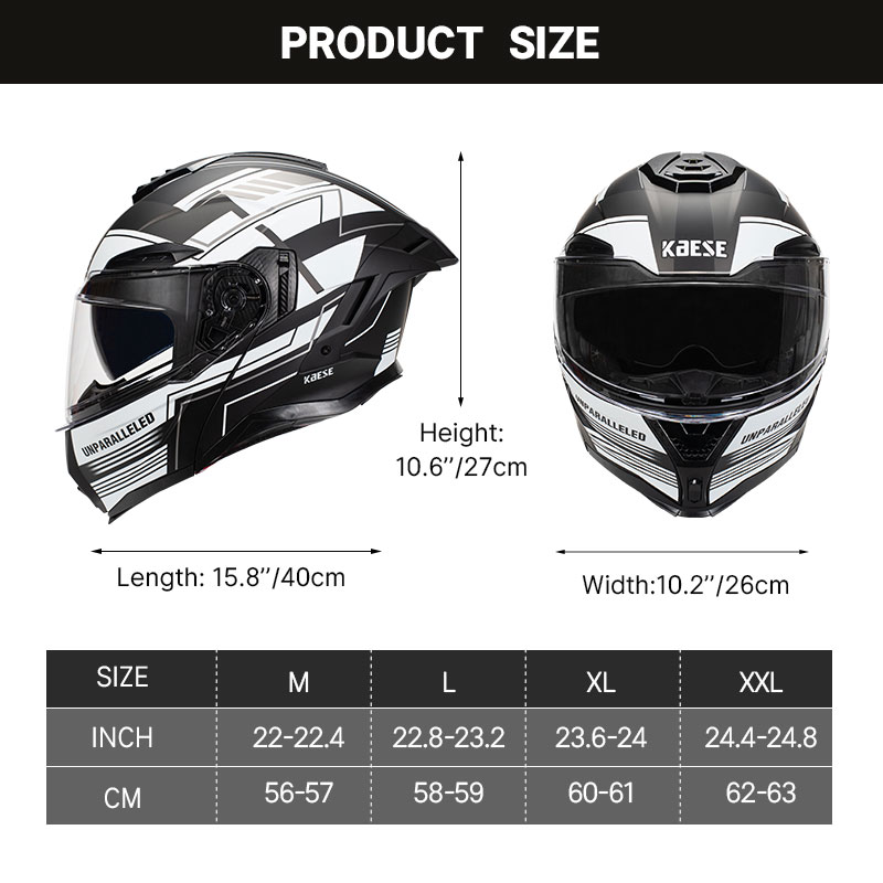 Men Flip Up Helmet Dual Lens Full Face Motorcycle Helmets Motocross Racing Modular Helmet Cascos Para Moto DOT Approved