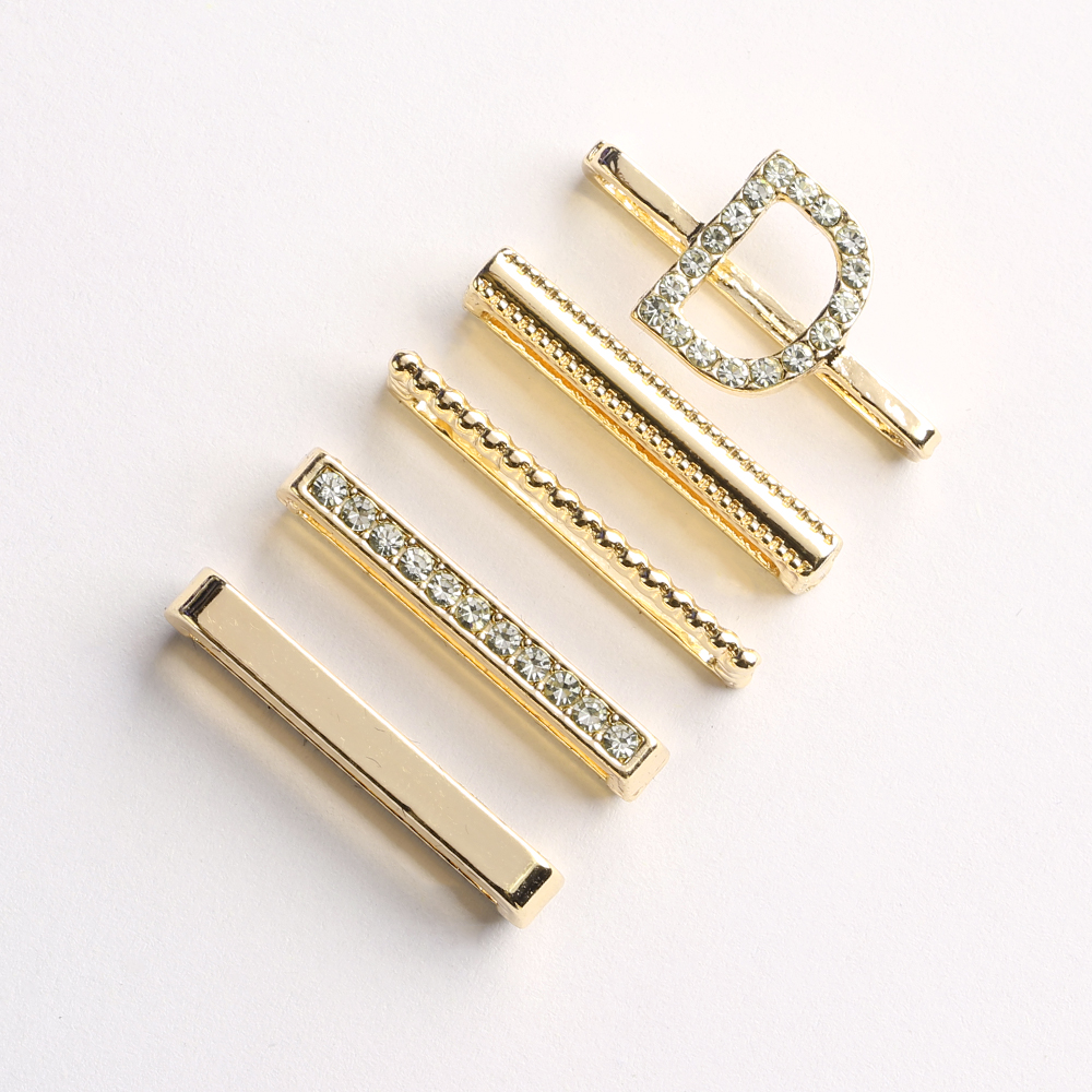 Metal Charms Decorative Ring For Apple Watch Band Shinny Diamond Ornament For iwatch Bracelet Smart Watch Silicone Strap Charms