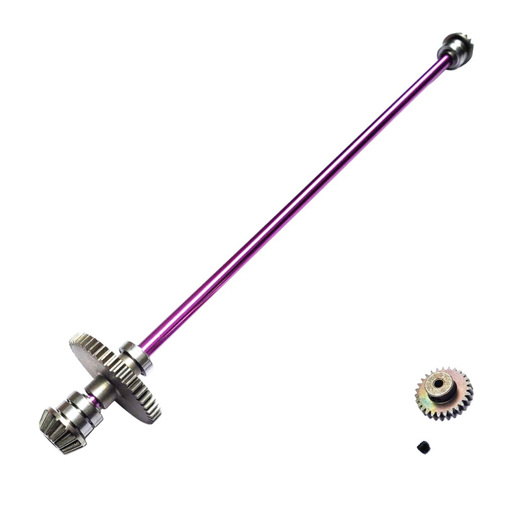 Metal Main Central Axle Drive Shaft Differential Gear Upgrade Parts for Wltoys 124019 124018 1/12 RC Car Accessories
