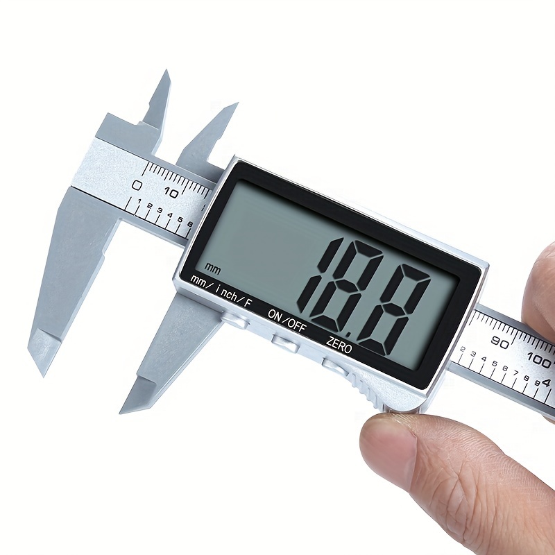Digital Display Vernier Caliper, 0-150mm Full Screen Plastic Caliper, Series Cultural And Entertainment Jewelry Measuring Ruler