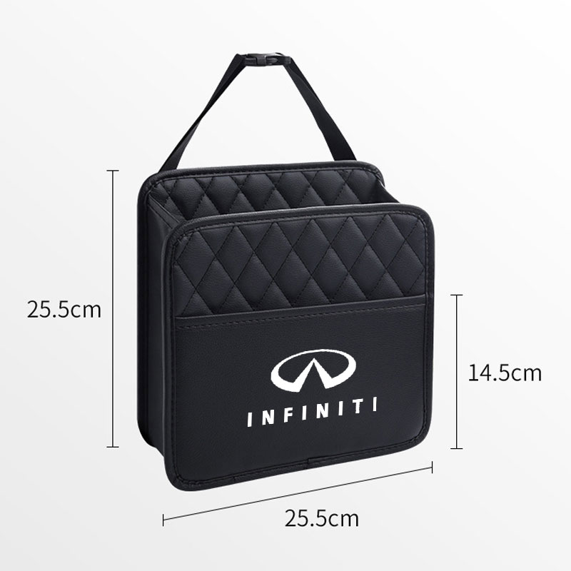 Car Seat Back Organizer Multi-Pocket Snack Mobile Phone Storage Bag For Infiniti FX35 Q50 ESQ QX6070 EX JX35 G37 EX3 Accessories
