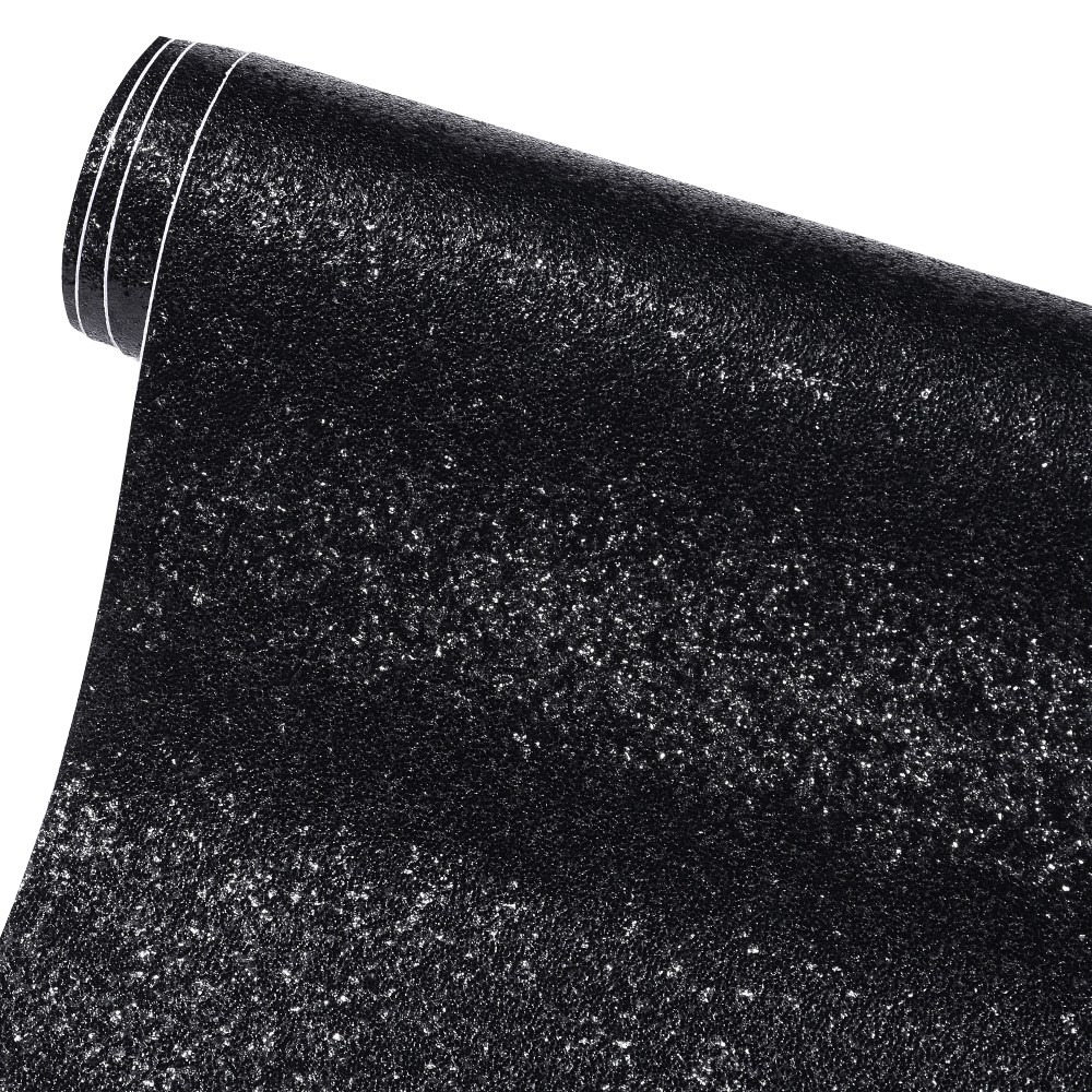 60x152cm Black Stardust Grain Vinyl Wrap Motorcycle Body Decals Car Exterior Sticker Body Film Sheet Rolls