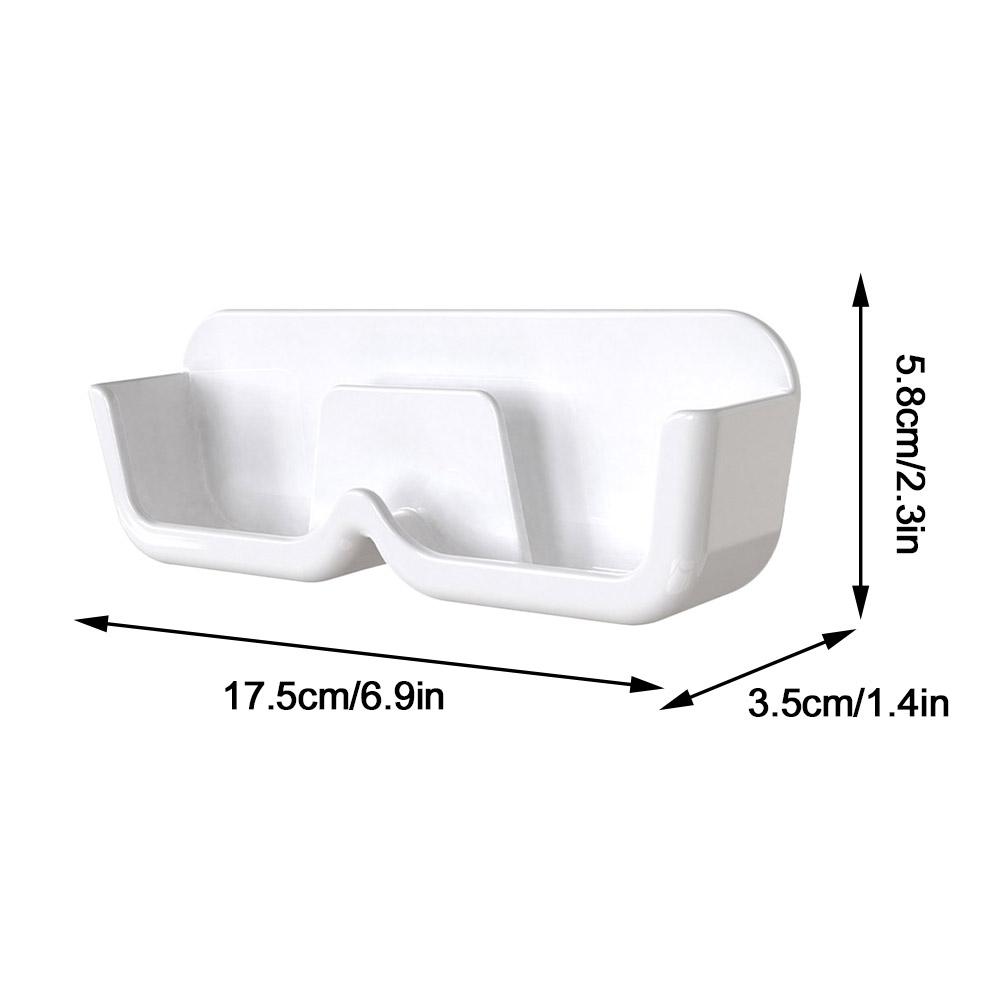 Glasses Wall Hanging Stand Holder Eyewear Storage Display Case Shelving Adhesive Sunglasses Wall Display Organizer Rack